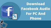 download facebook audio on PC and phone